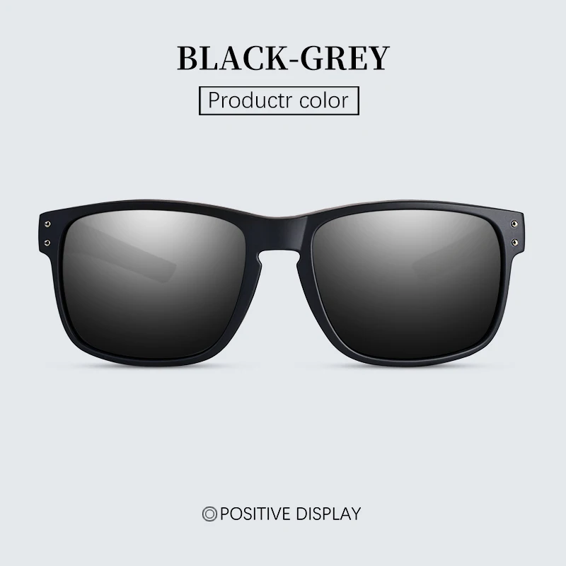 Lunettes de soleil carrées polarisées pour hommes, lunettes de conduite, lunettes de pêche, mode sportive, UV400, TR90