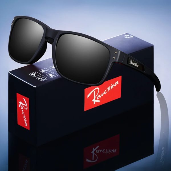 Lunettes de soleil carrées polarisées pour hommes, lunettes de conduite, lunettes de pêche, mode sportive, UV400, TR90 – Image 3