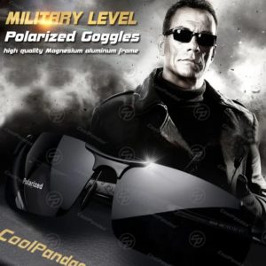 Lunettes de soleil polarisées pour hommes, lunettes de soleil militaires en aluminium et magnésium, lunettes de conduite HD pour hommes/femmes Oculos masculino