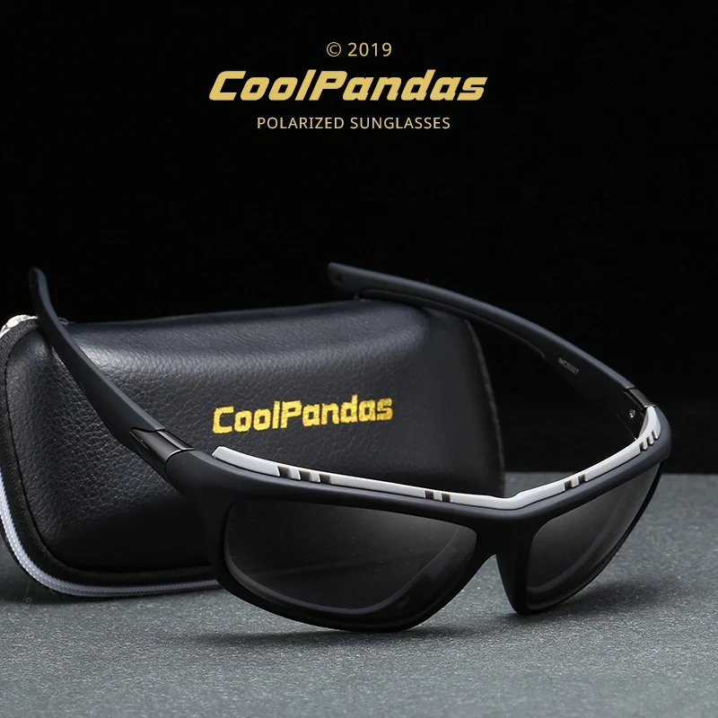 Lunettes de soleil polarisées carrées pour homme, sport, conduite, tactique, Anti-éblouissement, UV400, 2020