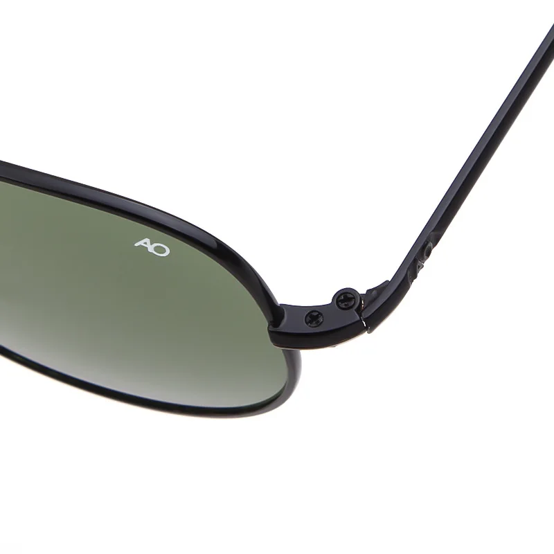 Lunettes de soleil d'aviation pour hommes et femmes, lunettes de soleil optiques militaires de l'armée américaine, lunettes de soleil pilote AO, 2021 Oculos De Sites Mascul37, 8057