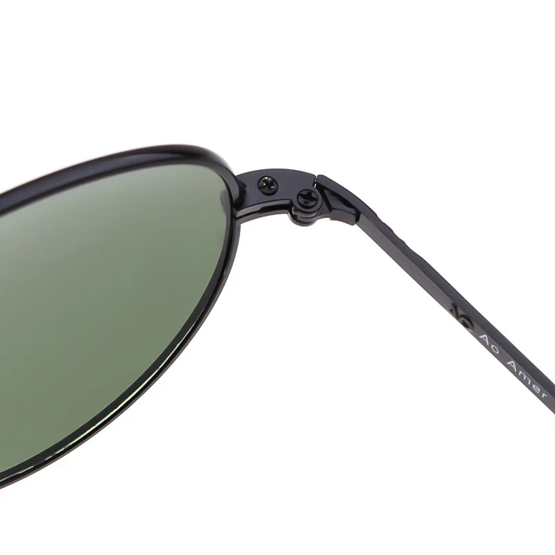 Lunettes de soleil d'aviation pour hommes et femmes, lunettes de soleil optiques militaires de l'armée américaine, lunettes de soleil pilote AO, 2021 Oculos De Sites Mascul37, 8057