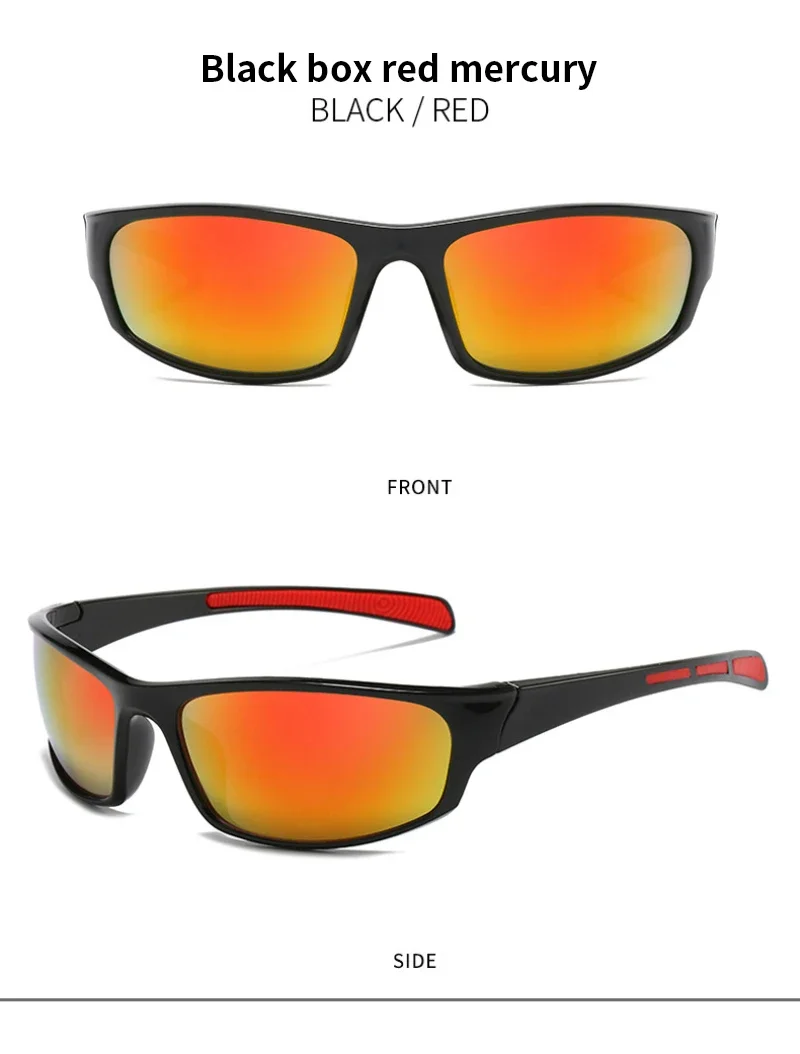 Lunettes de soleil de cyclisme pour hommes et femmes, lunettes de soleil de sport, lunettes de camping, randonnée, équipement de vélo, mode