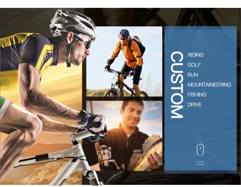 Lunettes de soleil de cyclisme pour hommes et femmes, lunettes de soleil de sport, lunettes de camping, randonnée, équipement de vélo, mode