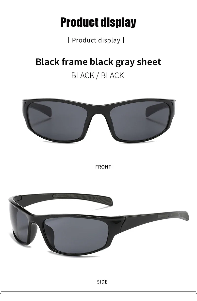 Lunettes de soleil de cyclisme pour hommes et femmes, lunettes de soleil de sport, lunettes de camping, randonnée, équipement de vélo, mode