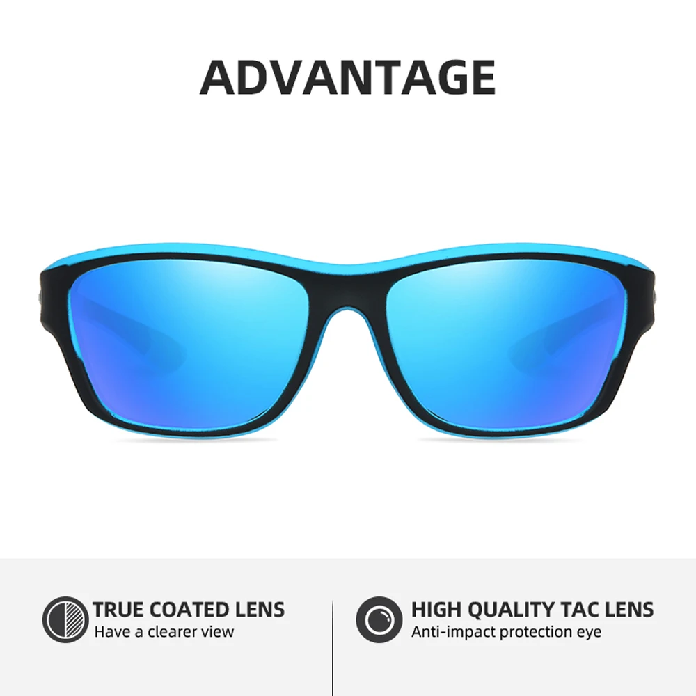 Lunettes de soleil polarisées classiques pour hommes et femmes, lunettes de pêche, lunettes de conduite, lunettes de randonnée, UV400
