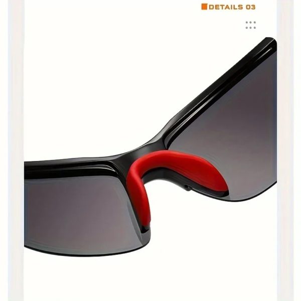 Lunettes de sport polarisées pour hommes, lentille TAC, monture PC, protection UV, idéales pour la randonnée, le cyclisme, la course, le golf, le choix de conduite, 2 pièces – Image 5