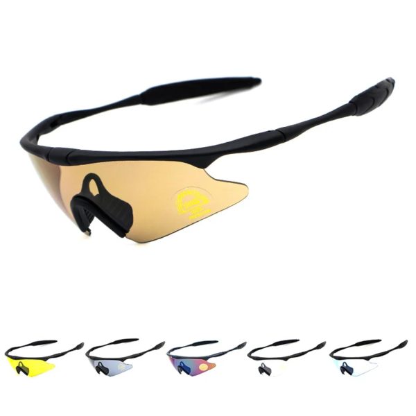 Lunettes de soleil de cyclisme coupe-vent pour hommes et femmes, lunettes d'ombrage de sport, lunettes militaires, lunettes d'extérieur, nouveau, UV400