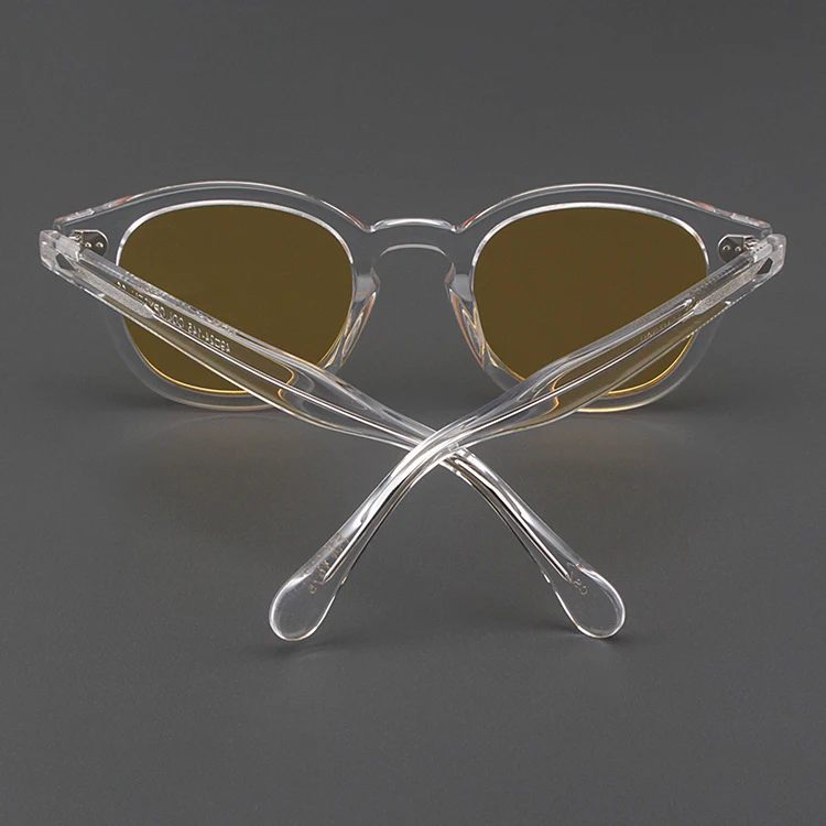 Lunettes de soleil polarisées rondes LemRish pour hommes et femmes, lunettes de vision nocturne, Johnny Depp, marque de luxe, monture en acétate vintage Lunettes de soleil polarisées rondes LemRish pour hommes et femmes, lunettes de vision nocturne, Johnny Depp, marque de luxe, monture en acétate vintage