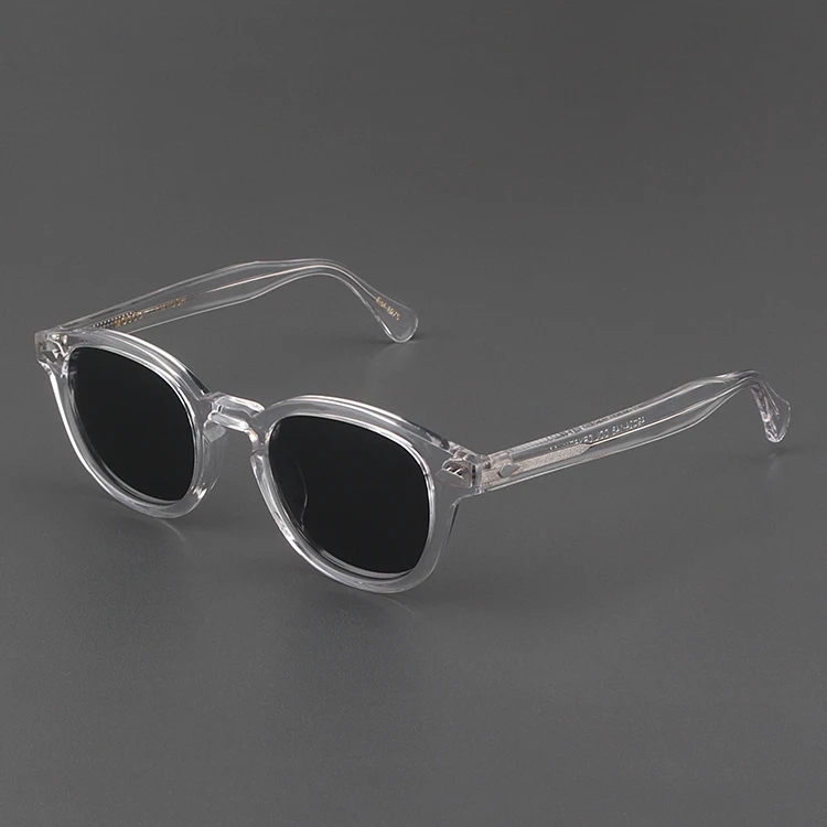 Lunettes de soleil polarisées rondes LemRish pour hommes et femmes, lunettes de vision nocturne, Johnny Depp, marque de luxe, monture en acétate vintage Lunettes de soleil polarisées rondes LemRish pour hommes et femmes, lunettes de vision nocturne, Johnny Depp, marque de luxe, monture en acétate vintage