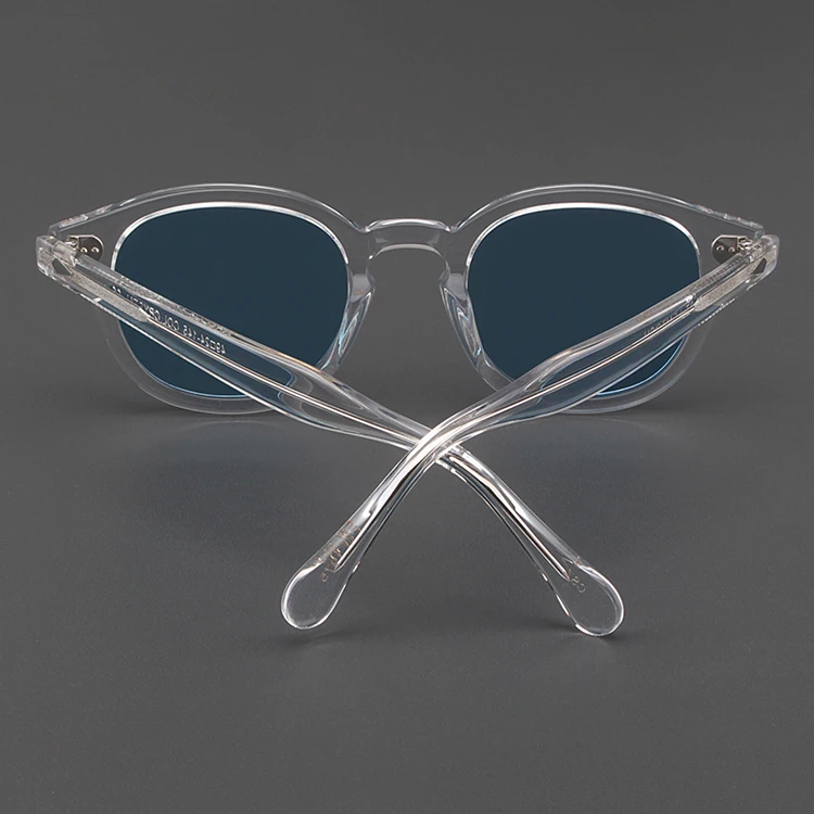 Lunettes de soleil polarisées rondes LemRish pour hommes et femmes, lunettes de vision nocturne, Johnny Depp, marque de luxe, monture en acétate vintage Lunettes de soleil polarisées rondes LemRish pour hommes et femmes, lunettes de vision nocturne, Johnny Depp, marque de luxe, monture en acétate vintage