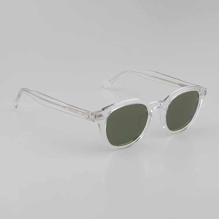 Lunettes de soleil polarisées rondes LemRish pour hommes et femmes, lunettes de vision nocturne, Johnny Depp, marque de luxe, monture en acétate vintage Lunettes de soleil polarisées rondes LemRish pour hommes et femmes, lunettes de vision nocturne, Johnny Depp, marque de luxe, monture en acétate vintage