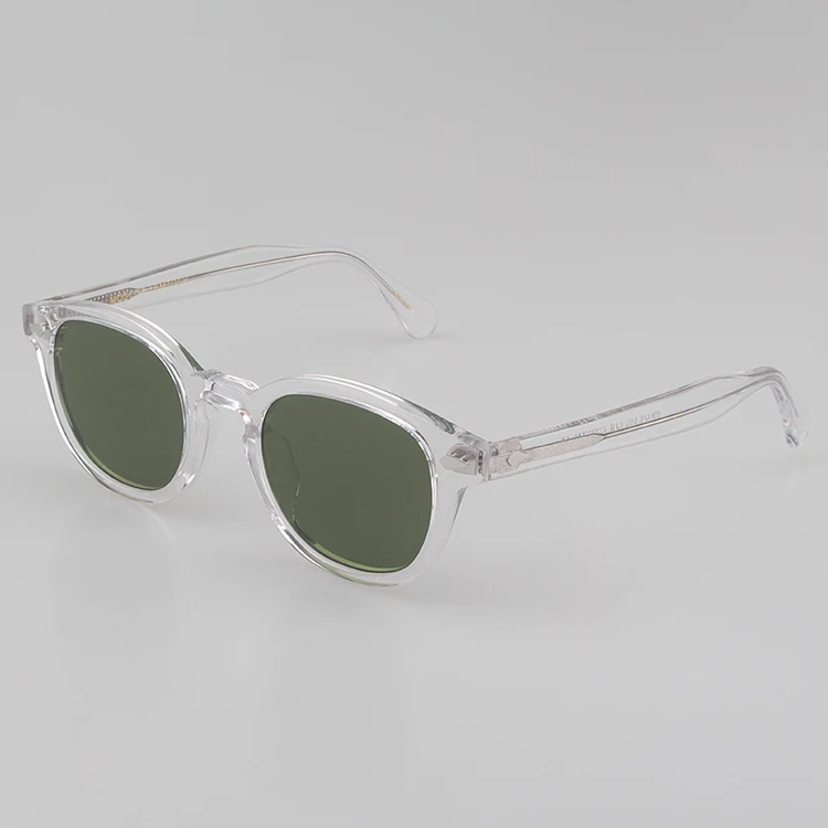 Lunettes de soleil polarisées rondes LemRish pour hommes et femmes, lunettes de vision nocturne, Johnny Depp, marque de luxe, monture en acétate vintage Lunettes de soleil polarisées rondes LemRish pour hommes et femmes, lunettes de vision nocturne, Johnny Depp, marque de luxe, monture en acétate vintage