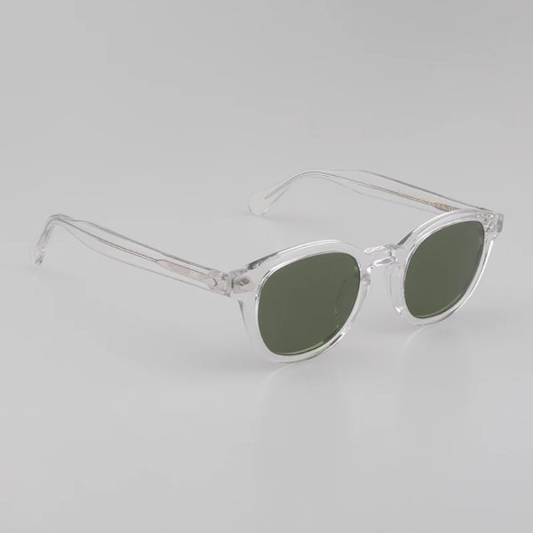 Lunettes de soleil polarisées rondes LemRish pour hommes et femmes, lunettes de vision nocturne, Johnny Depp, marque de luxe, monture en acétate vintage – Image 4