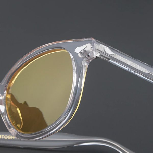 Lunettes de soleil polarisées rondes LemRish pour hommes et femmes, lunettes de vision nocturne, Johnny Depp, marque de luxe, monture en acétate vintage – Image 6