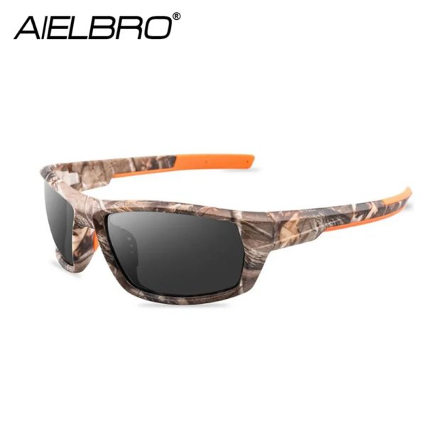Lunettes de soleil polarisées Camouflage, pour sport de plein air, randonnée, pêche, course à pied, pour hommes, 2020 – Image 3