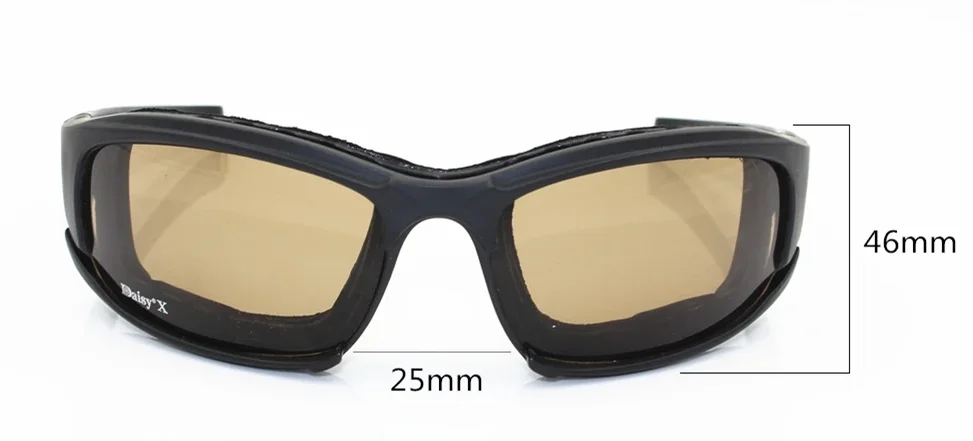 Destroy AndrDul-Lunettes polarisées militaires pour hommes, lunettes de soleil de l'armée avec 4 lentilles, boîte d'origine, lunettes de randonnée, lunettes de tir