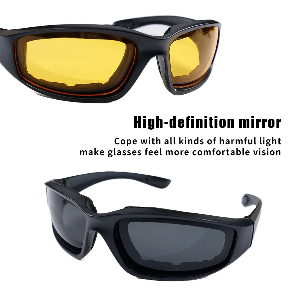 Lunettes de moto DulPolarized pour hommes, lunettes de tir Airsoft, camping, randonnée, cyclisme, outils de lunettes de soleil