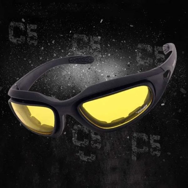 Lunettes de moto DulPolarized pour hommes, lunettes de tir Airsoft, camping, randonnée, cyclisme, outils de lunettes de soleil – Image 2
