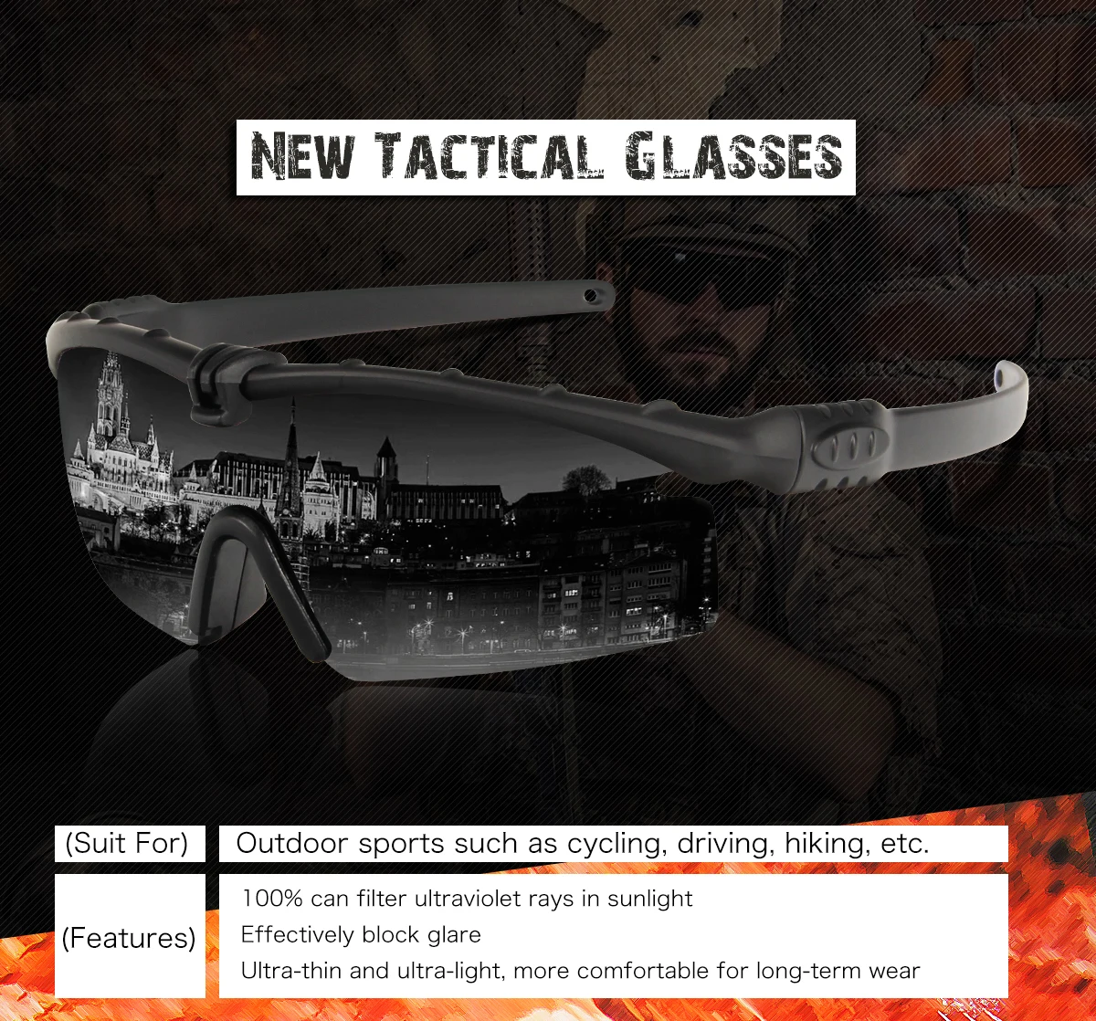 Lunettes de Protection balistique de l'armée 3.0 pour homme et femme, lunettes de tir de Paintball, lunettes de soleil polarisées de cyclisme et vtt Lunettes de Protection balistique de l'armée 3.0 pour homme et femme, lunettes de tir de Paintball, lunettes de soleil polarisées de cyclisme et vtt