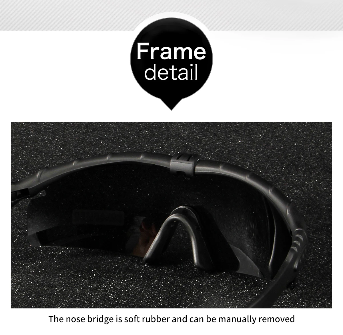 Lunettes de Protection balistique de l'armée 3.0 pour homme et femme, lunettes de tir de Paintball, lunettes de soleil polarisées de cyclisme et vtt Lunettes de Protection balistique de l'armée 3.0 pour homme et femme, lunettes de tir de Paintball, lunettes de soleil polarisées de cyclisme et vtt