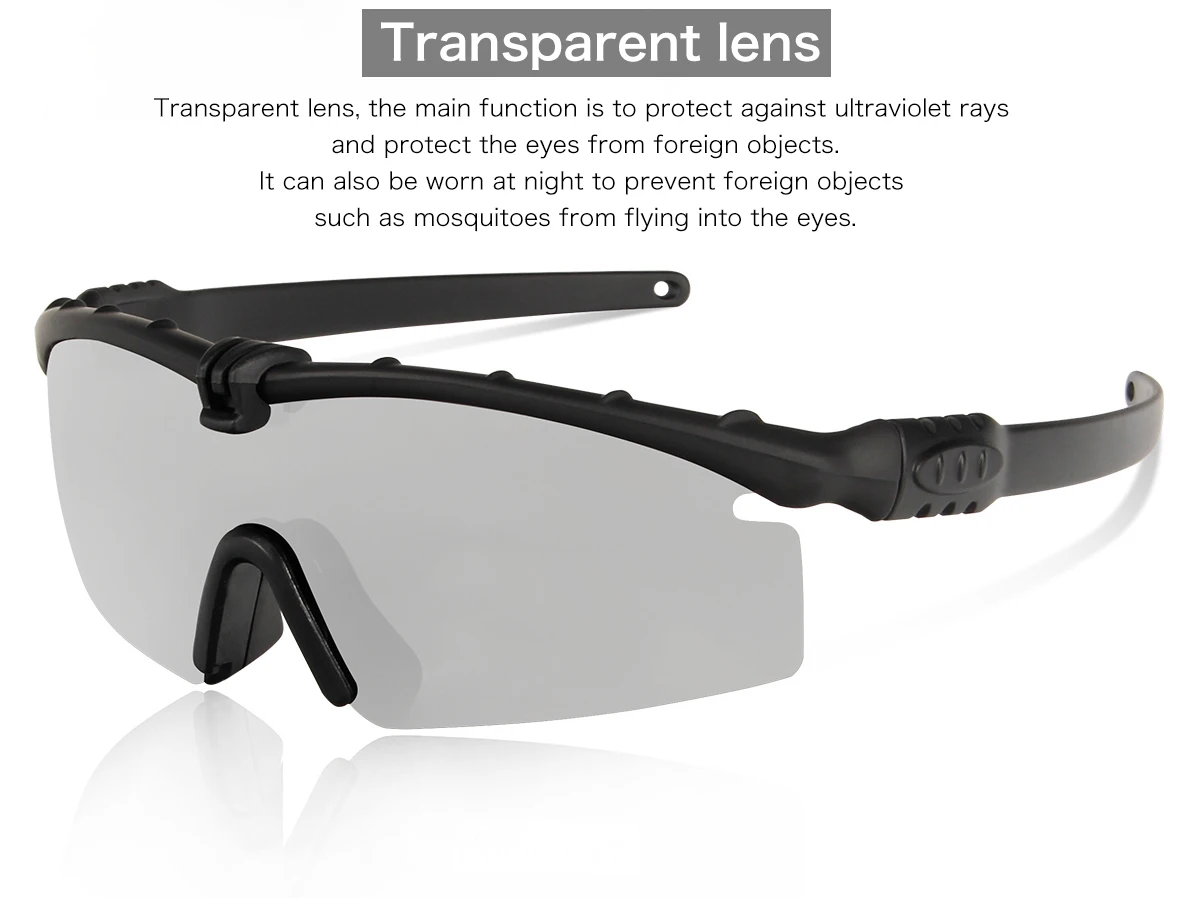 Lunettes de Protection balistique de l'armée 3.0 pour homme et femme, lunettes de tir de Paintball, lunettes de soleil polarisées de cyclisme et vtt Lunettes de Protection balistique de l'armée 3.0 pour homme et femme, lunettes de tir de Paintball, lunettes de soleil polarisées de cyclisme et vtt