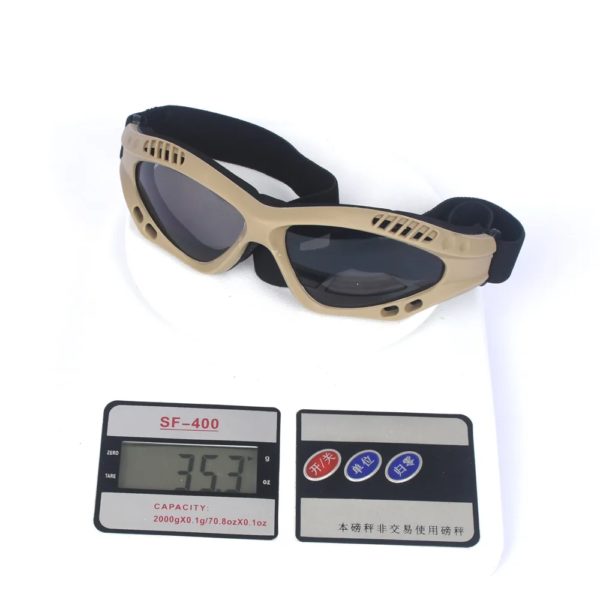 Lunettes de soleil militaires fanatiques pour hommes, lunettes d'entraînement au tir, lunettes de sport coupe-vent – Image 3