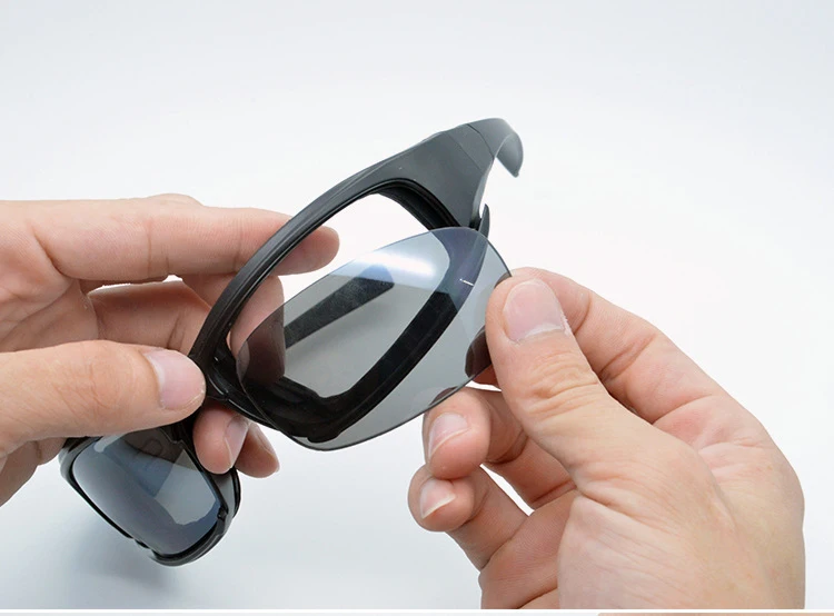 Destroy AndrDul-Lunettes de soleil polarisées pour hommes, lunettes de sport de plein air, lunettes de soleil avec 4 lentilles, boîte d'origine, lunettes de randonnée, lunettes de tir