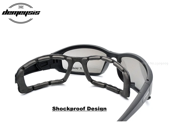 Destroy AndrDul-Lunettes de soleil polarisées pour hommes, lunettes de sport de plein air, lunettes de soleil avec 4 lentilles, boîte d'origine, lunettes de randonnée, lunettes de tir
