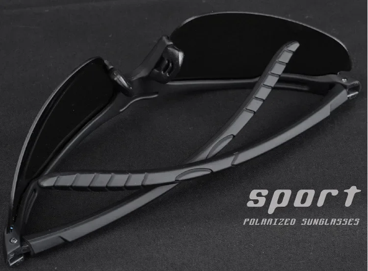 Lunettes de soleil polarisées de sport ultralégères pour hommes, lunettes de soleil de conduite pour hommes, lunettes d'extérieur anti-UV
