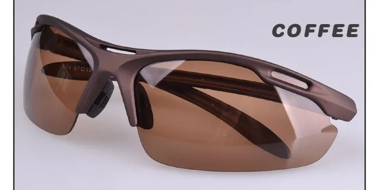Lunettes de soleil polarisées de sport ultralégères pour hommes, lunettes de soleil de conduite pour hommes, lunettes d'extérieur anti-UV