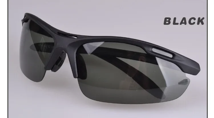 Lunettes de soleil polarisées de sport ultralégères pour hommes, lunettes de soleil de conduite pour hommes, lunettes d'extérieur anti-UV