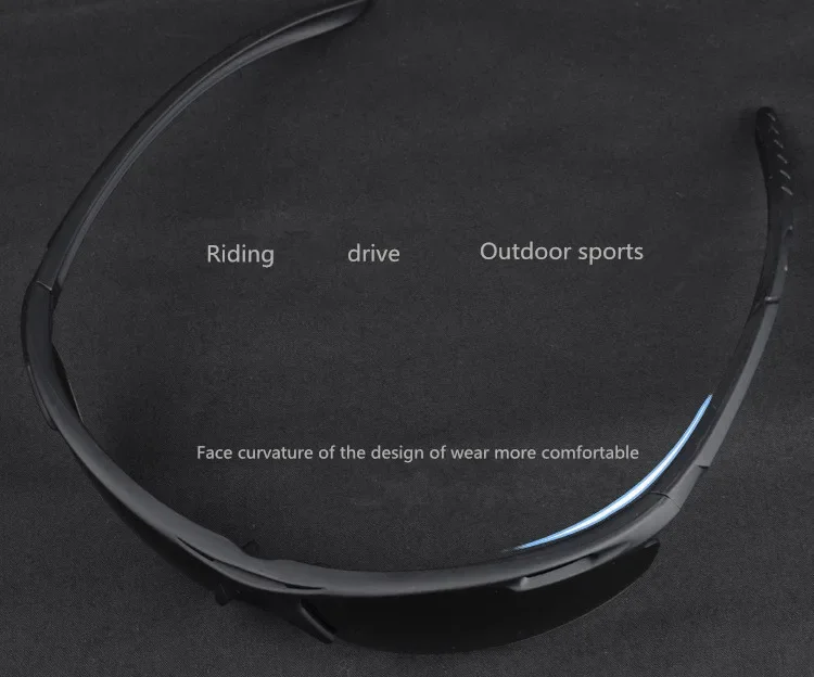 Lunettes de soleil polarisées de sport ultralégères pour hommes, lunettes de soleil de conduite pour hommes, lunettes d'extérieur anti-UV