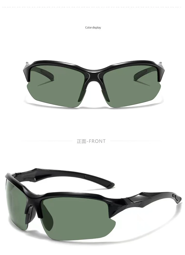 Lunettes de soleil polarisées légères pour hommes et femmes, lunettes de soleil de sport, cyclisme, course à pied, pêche, plein air, mode