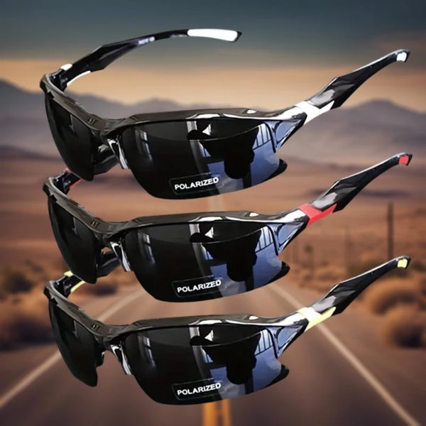 Lunettes de soleil polarisées légères pour hommes et femmes, lunettes de soleil de sport, cyclisme, course à pied, pêche, plein air, mode – Image 6