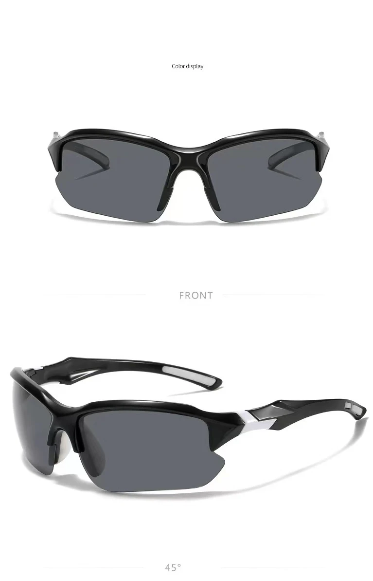 Lunettes de soleil polarisées légères pour hommes et femmes, lunettes de soleil de sport, cyclisme, course à pied, pêche, plein air, mode