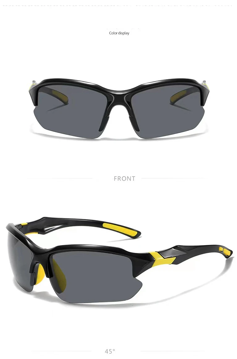 Lunettes de soleil polarisées légères pour hommes et femmes, lunettes de soleil de sport, cyclisme, course à pied, pêche, plein air, mode