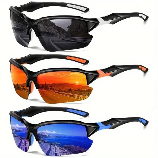 Lunettes de soleil polarisées légères pour hommes et femmes, lunettes de soleil de sport, cyclisme, course à pied, pêche, plein air, mode