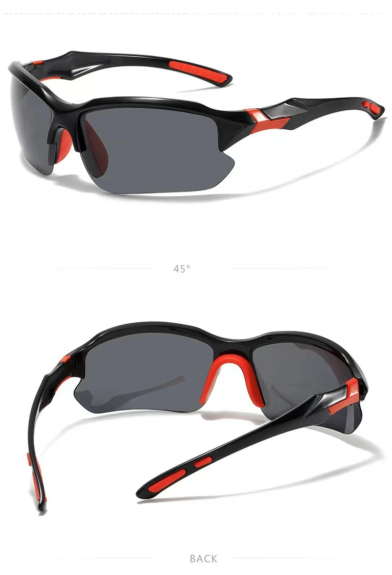Lunettes de soleil polarisées légères pour hommes et femmes, lunettes de soleil de sport, cyclisme, course à pied, pêche, plein air, mode