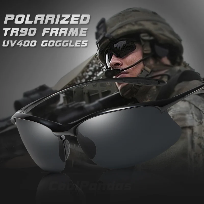 Lunettes de soleil polarisées ultralégères pour hommes, lunettes de soleil militaires pour hommes, lunettes de conduite, lunettes de soleil, lunettes, Top TR90, anti-UV, 2024
