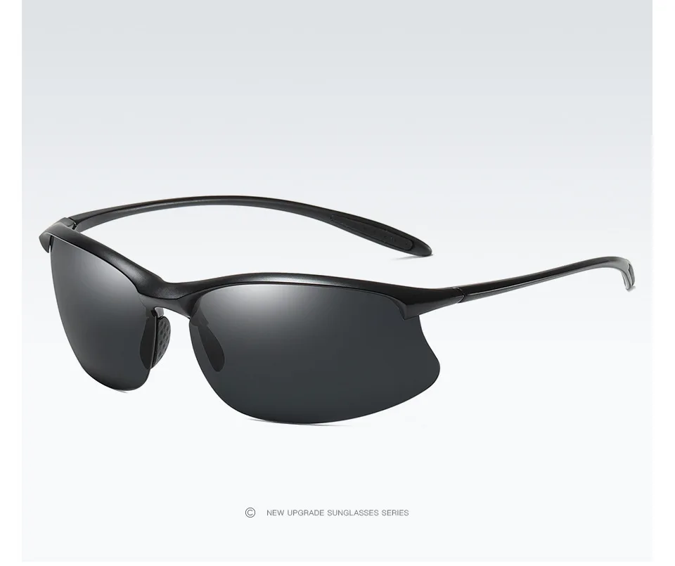 Lunettes de soleil polarisées ultralégères pour hommes, lunettes de soleil militaires pour hommes, lunettes de conduite, lunettes de soleil, lunettes, Top TR90, anti-UV, 2024