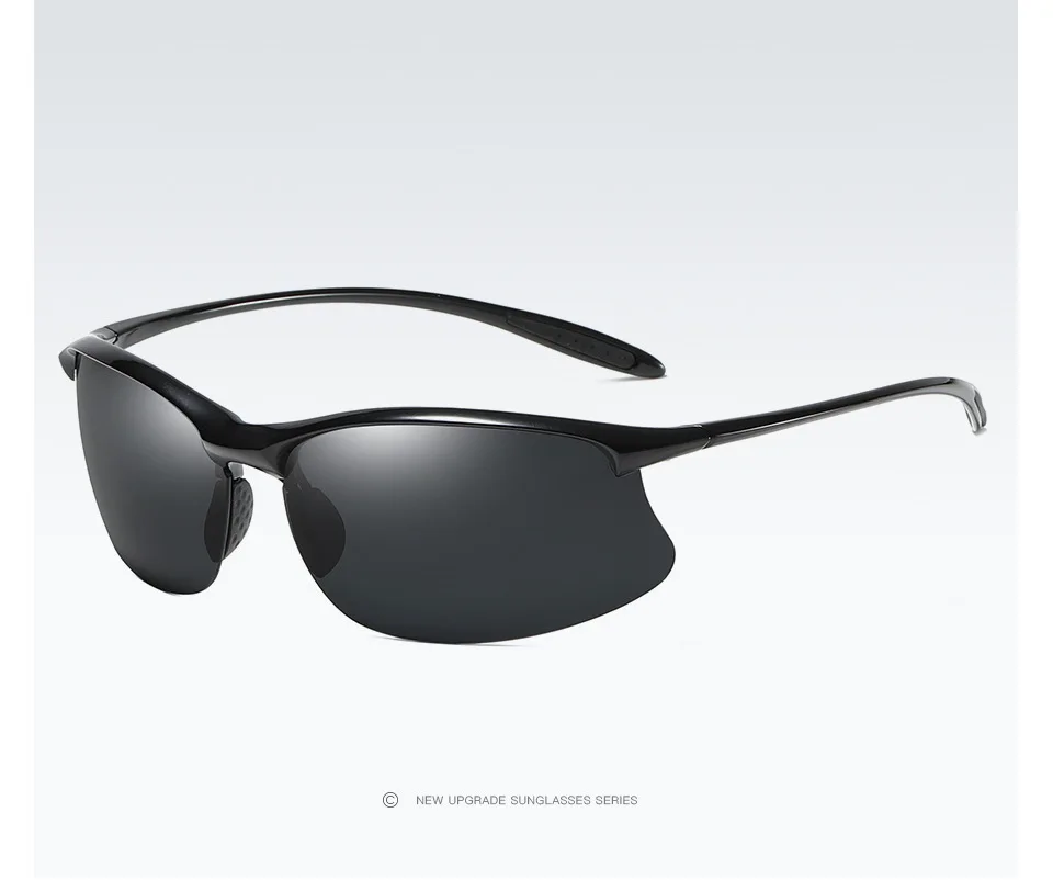 Lunettes de soleil polarisées ultralégères pour hommes, lunettes de soleil militaires pour hommes, lunettes de conduite, lunettes de soleil, lunettes, Top TR90, anti-UV, 2024