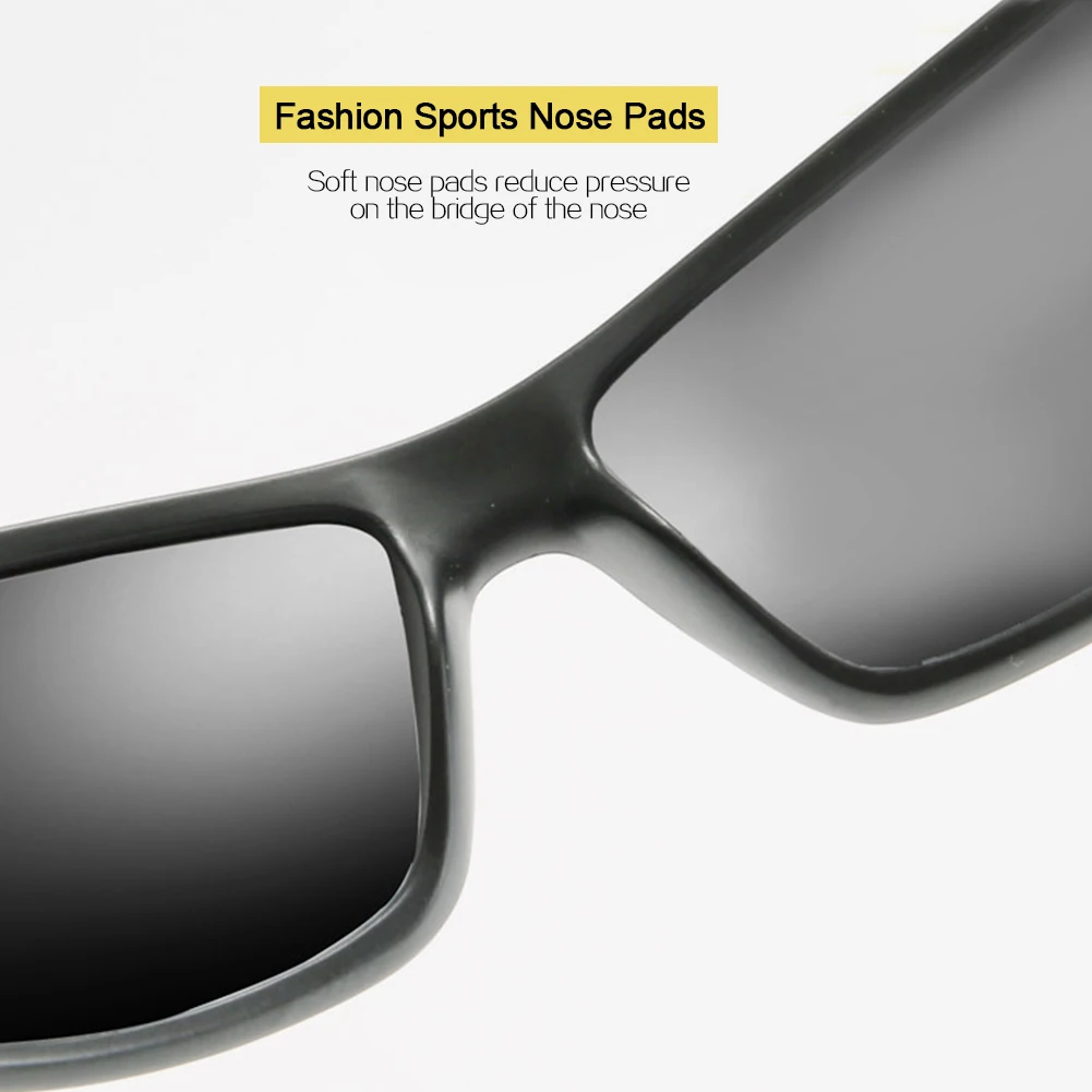 Lunettes de soleil polarisées pour hommes, créateur HD, lunettes de soleil de conduite, mode masculine, lunettes de pêche, UV400 pour Gafas D343, vélo, moto, conducteurs de voiture
