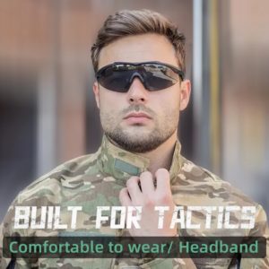 Lunettes DulGoggles coupe-vent et anti-poussière, lunettes de soleil pare-balles de tir militaire CS, lunettes d'alpinisme de moto, ensemble de 3 lentilles