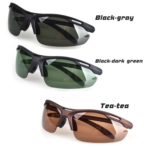 Lunettes de soleil polarisées de sport ultralégères pour hommes, lunettes de soleil de conduite pour hommes, lunettes de plein air militaires, anti-UV – Image 3
