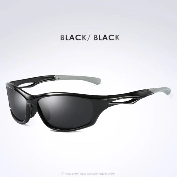 Lunettes de soleil polarisées pour hommes, lunettes de soleil d'extérieur, lunettes de conduite, design de marque masculine, lunettes militaires, 2024 – Image 2