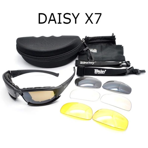 Destroy AndrX7-Lunettes de soleil polarisées pour homme, style militaire, pour jeu de guerre dans le désert, DulYQ162