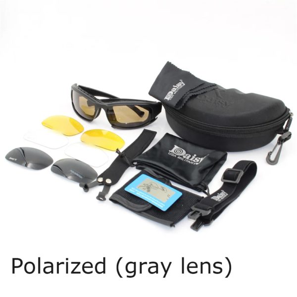 Destroy AndrX7-Lunettes de soleil polarisées pour homme, style militaire, pour jeu de guerre dans le désert, DulYQ162 – Image 2