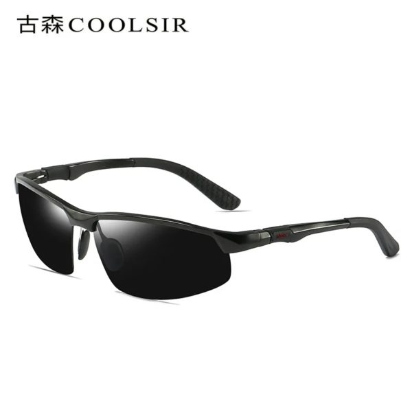 Lunettes de soleil en aluminium et magnésium pour hommes, polariseur à changement de couleur pour la conduite, 3121 – Image 3