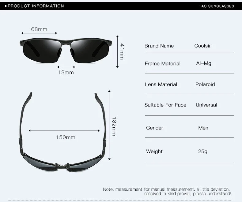 Lunettes de soleil en aluminium et magnésium pour hommes, polariseur à changement de couleur pour la conduite, 3121 Lunettes de soleil en aluminium et magnésium pour hommes, polariseur à changement de couleur pour la conduite, 3121
